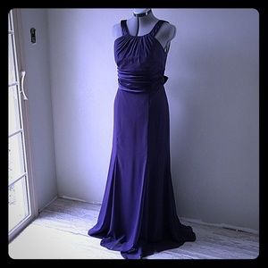 David's Bridal plum Prom dress size 10